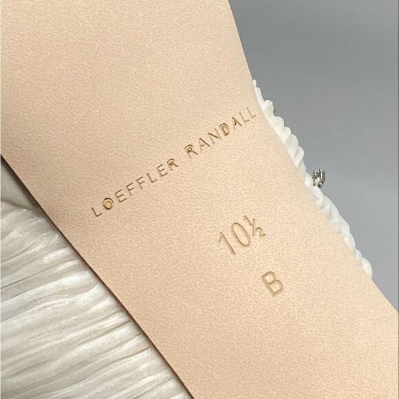 Loeffler Randall Natalia Crystal-Embellished Bow Platform Sandals size 10.5 - Picture 13 of 13